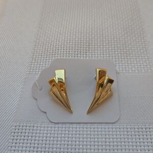 Vintage Gold Geometric Earrings